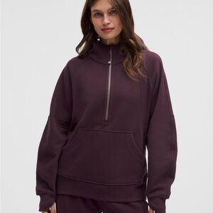 Women's Lululemon Purple Half-Zip Sweatshirt